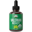 USDAの有機性Valeianの根の液体は補足を落とします。 リラックスのためのビーガン抽出物チンキ, 睡眠, カルム. バレリアンカプセルに大きな代替. 砂糖ゼロ、女性と男性のためのグルテンフリーサプリメント