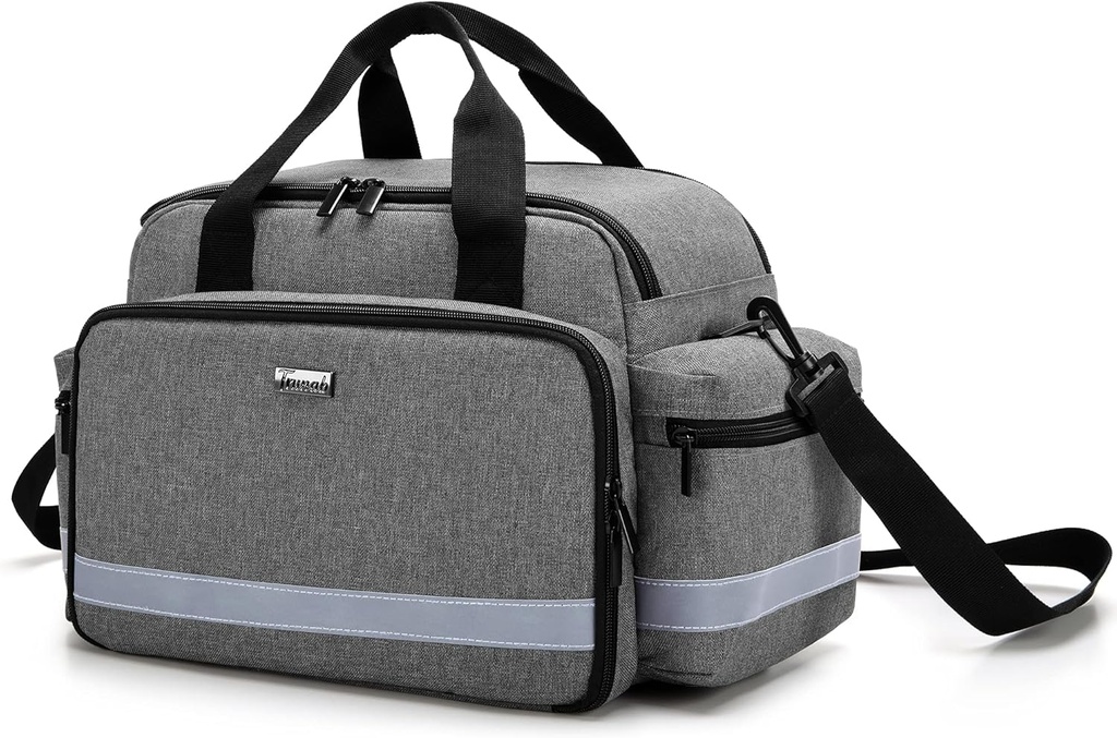 家訪問のためのハンドルおよび肩の革紐が付いているTrunabの家の健康の看護婦袋の医学袋のオルガナイザー