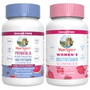 MaryRuth Organics Prenatal Postnatal Multivitamin Gummies (いちご) & Women's | USDA Organic | ビタミン・飼料・美容・免疫 | ヴィーガン・ゼラチン