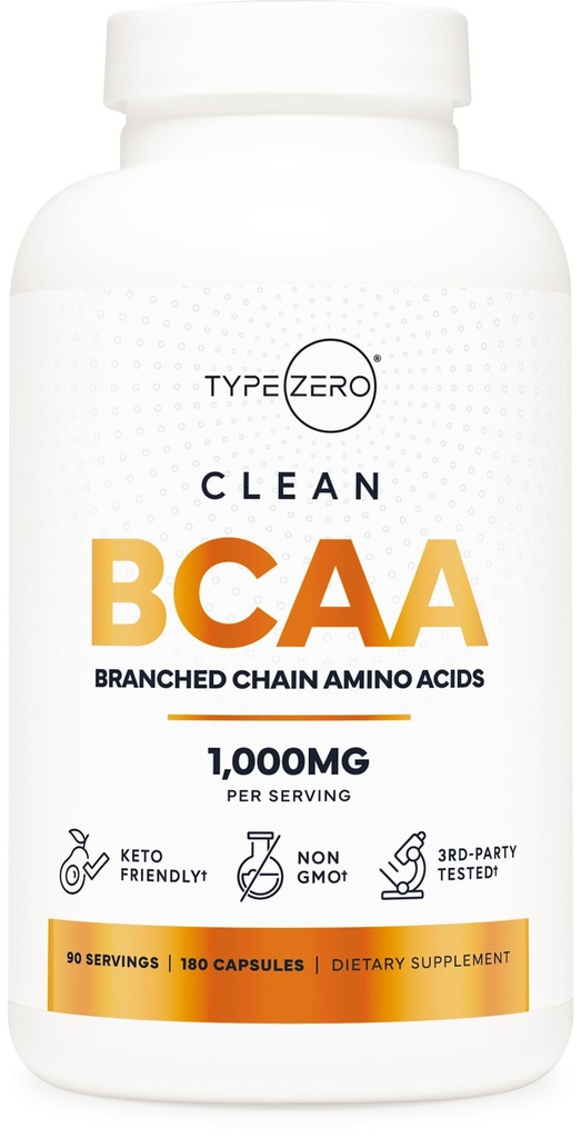 L-ロイシンの500mg、L-イソロイシンの1000mgおよびL-ヴァリンが付いているタイプゼロBCAA 1000mgの分岐させた鎖のアミノ酸(180のカプセル、90のサービング)