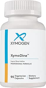 XYMOGEN XymoDineのイオジンの補足-甲状腺ホルモン(90のベジタリアンのカプセル)の健康な統合を支える高い効力のイオジン12.5 g
