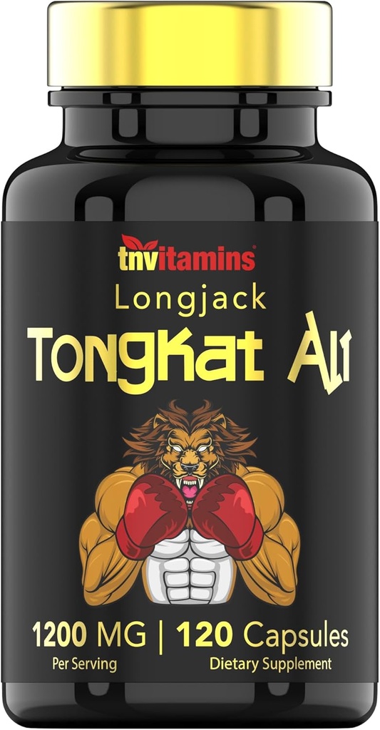 人のためのトンカットアリ: 1200 mg x 120 カプセル | ロングジャック・ルートとしても知られる | 100% All-Natural & Ultra Potent Tongkat Ali サプリメント | エネルギー、電力、強度、運動性能、スポーツ栄養