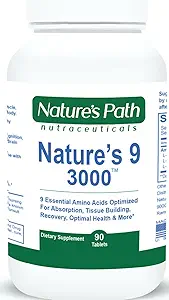 Nature's 9 3000 エッセンシャル アミノ酸サプリメント, ベスト EAA アミノ酸コンプレックス すべて 9 エッセンシャル アミノ酸ピル, ビーガン アミノ 90 ピル 1 錠あたりグラム