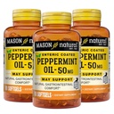 MASON NATURALのペパーミント オイル50のmgの腸の上塗を施してある補足、普通機能の腸、Softgelの丸薬のための270日の供給