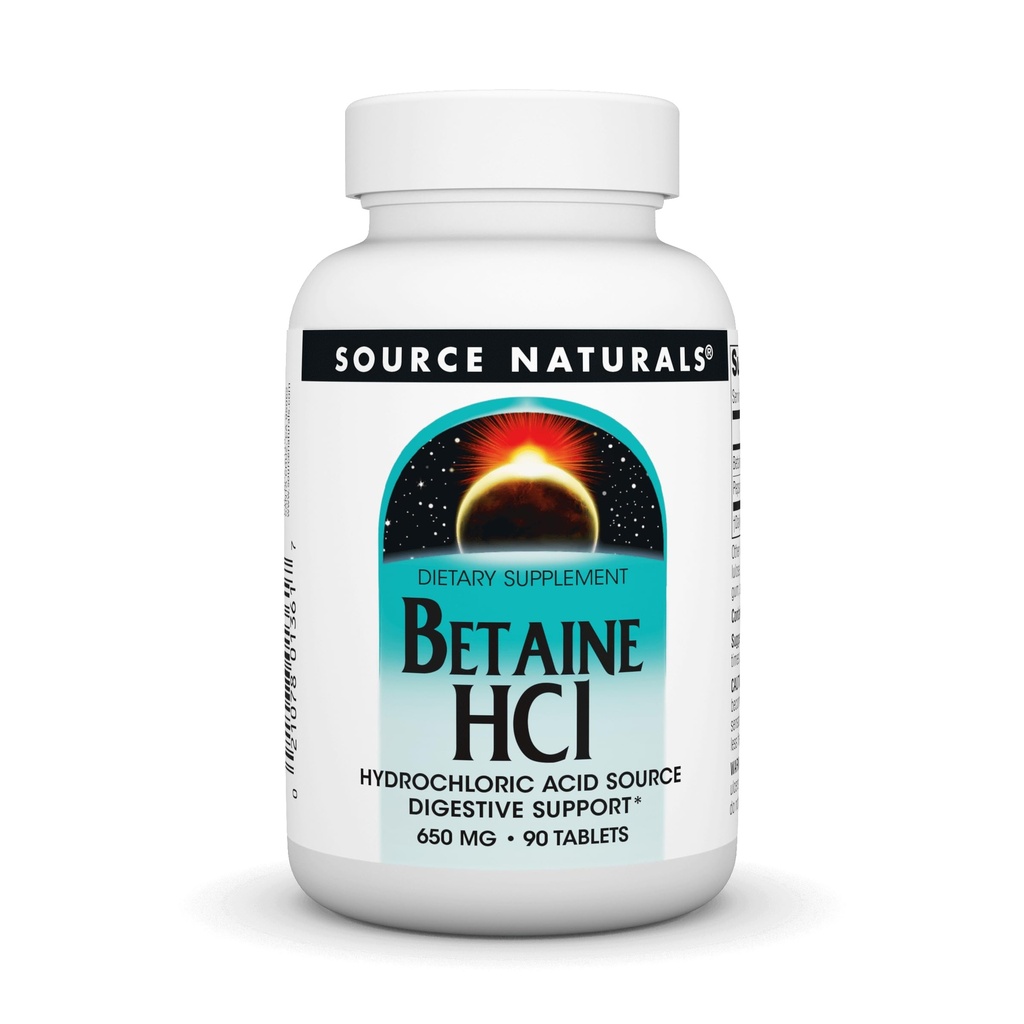 源のNaturalsはHCL 650mg、Inc. 90タブを達成します