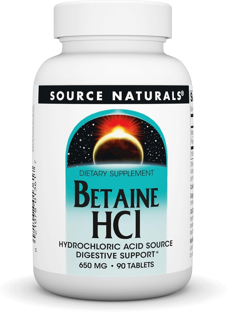 源のNaturalsはHCL 650mg、Inc. 90タブを達成します