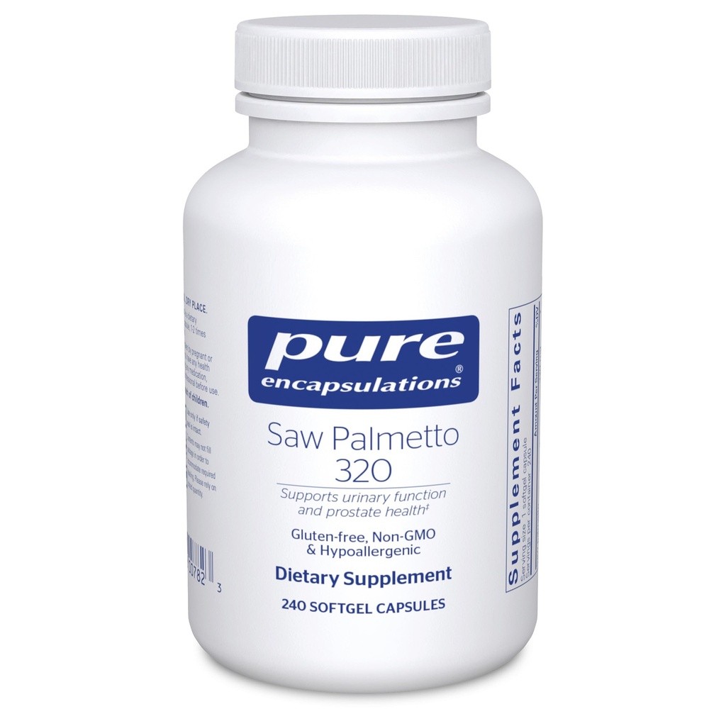 純粋なカプセル化はPalmetto 320 -メタボリズム及び尿機能を支える脂肪酸及び他の必須栄養素--とSw Palmettoのエキス- 240のSoftgelのカプセルを-支持するために見ました