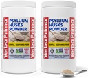 Yerba の Prima の syllium の殻の粉 - 24 の oz (2 のパック) - Unflavored - 良い地面-Soluble 及び不溶解性の繊維の自然な繊維の補足