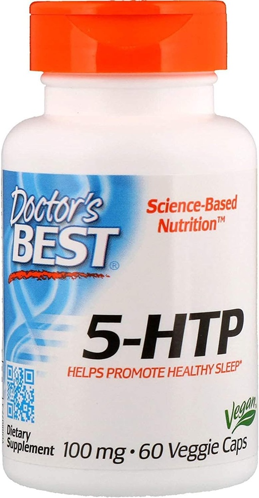 ドクターズベスト、ベスト5-HTP、100mg、60ベジギーキャップ