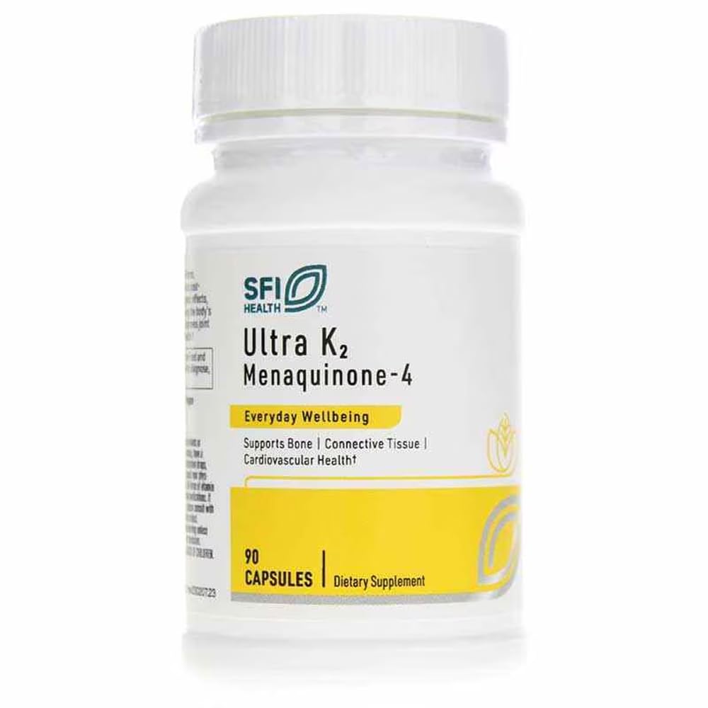 Klaire ラボ SFI 健康超 K2 メナキノン - 4 - ビタミン K2 サプリメント 15 mg のビタミン K2 カプセルあたり MK4 - サポート骨 & 心血管の健康 - Hypoallergenic & ビーガンビタミン K (90 カプセル)