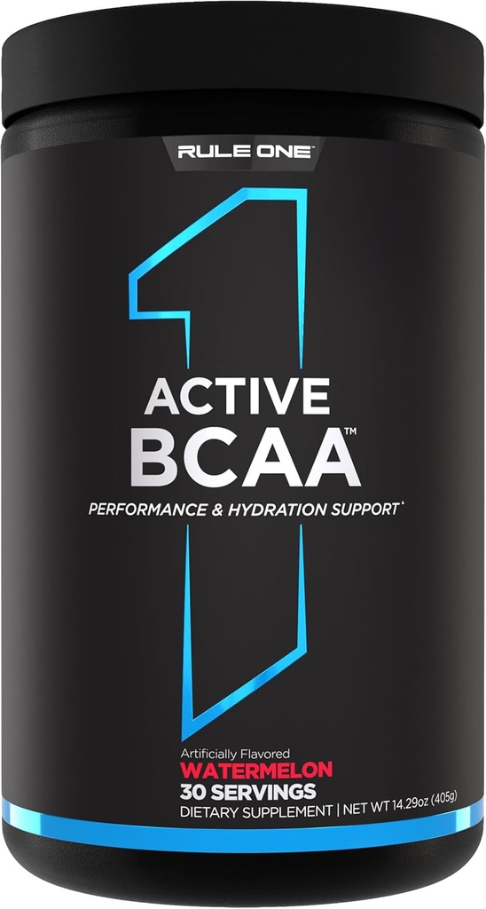 ルール1アクティブBCAA - 5g BCAAs +電解液、Lグルタミン、およびCitrulline(30サービング、スイカ)によるパフォーマンス、水和、および回復サポート