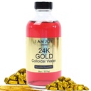 私は喜びです:液体のコロイドの金24k 99.99%の純粋な100ppm Rubyの赤水はすべての自然な電気分解の大きい8ozガラス ビンを基づかせていました
