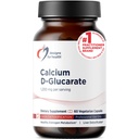 肝サポートのための健康カルシウムD-グルカレート- 1200mg CDGのための設計-解毒+男性+女性のための健康なホルモンの代謝サポート補足-非GMO、大豆なし(60のカプセル)