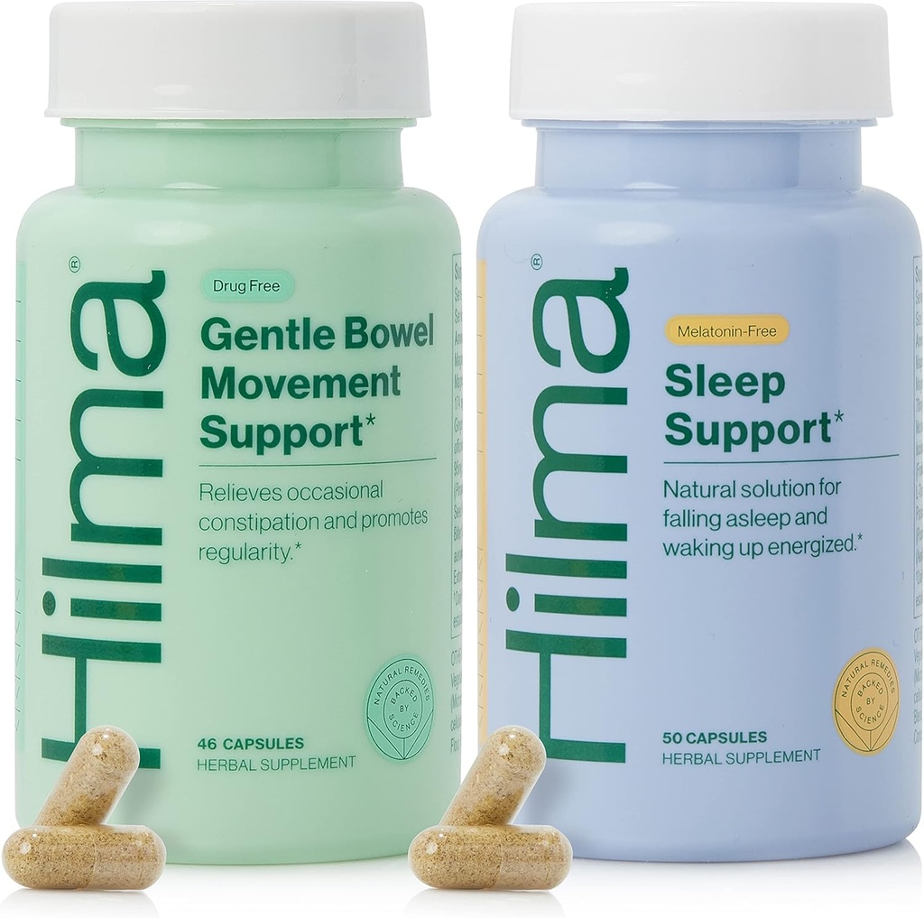 Hilma Gentle Bowel + 睡眠サポート、睡眠および消化の慰め
