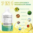 マグネシウムのクエン酸塩の液体の補足(10 Fl Oz)、ビタミンB、亜鉛、ナトリウムおよびBromelainが付いているマグネシウムのクエン酸塩の液体の補足(10 Fl Oz)、マグネシウムの複雑な飲み物/口頭解決は睡眠、筋肉、ハート、ナット サポート(パイナップル)のための解決します