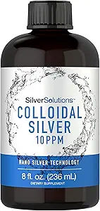 カーライルコロイドシルバー | 10 PPM | 8 oz (236 mL) | ナノシルバーテクノロジーソリューション | ベジタリアン・非GMO・グルテンフリーのサプリメント