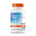 医師 ベスト MSM, 髪をサポート, 皮膚, 爪, & 関節, 非GMO, グルテンフリーのグルテン, サービングあたり3000 mg, 180 カプセル
