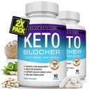 Toplux Ketoのブロッカーの丸薬の白い腎臓の豆のエキス- 1800のmgの自然なケトーシス、サポートKetoの食事療法、人女性のための90のカプセル、補足