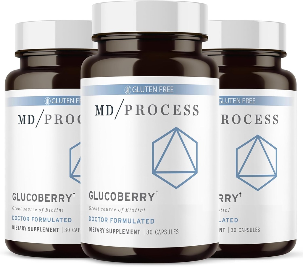 血の健康サポートのためのクロム ピコリン酸塩が付いているGlucoBerry Maquiの果実のエキス - ビオチンおよび体育館のSylvestre - 医者は- 30のカプセル、3のパック-------------------------------------------------------------------------