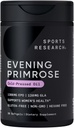 冷たい押されたオイルからのスポーツの研究の Evening Primrose の補足-女性の健康及び皮の健康のためのSoftgels -グルテンフリー及び非 GMO GLA -高い効力 1300mg、30 の計算