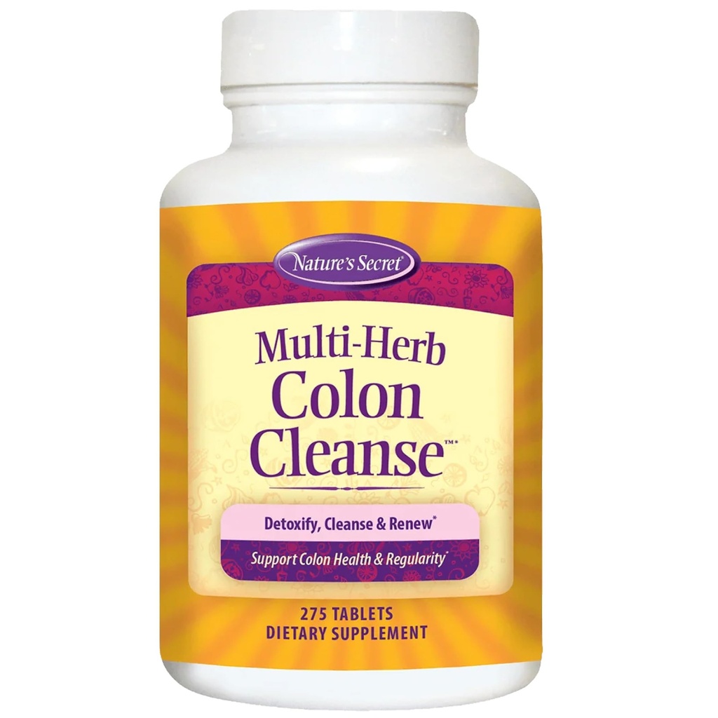 Nature's Secret Multi-Herbコロンクレンス、275錠