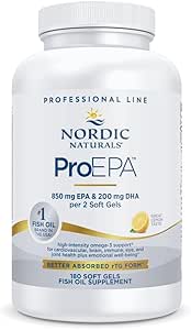 Nordic Naturals ProEPA、レモン - 180 ソフトジェル - 1210 mg Omega-3 - 高強度EPAフォーミュラヘルシーな気分、心の健康と細胞機能 - Non-GMO - 90 サービング