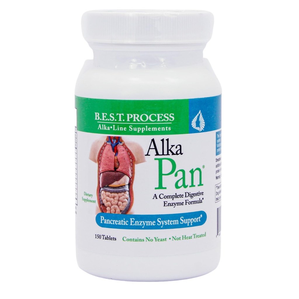 Alka•Pan ベスト プロセス Alkaline — 天然消化サプリメント — 抗酸化物質 - リッチ スーパーフードと消化ヘルブのパンク酵素