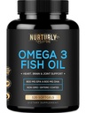 Omega 3の魚油2000mg、800mg EPAおよび600mg DHA - Enteric上塗を施してあるおよびBurpless -サポート 脳および中心-Bullpless、非GMOの3rd党実験室によってテストされるテストされ、NSF - 120 Softgels