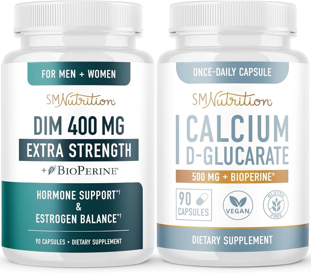 高められたエストロゲンのホルモンのバランスのためのカルシウムD-Glucarate及び400mg DIMの補足 余分強さのDIM (90のサービング)のビーガングルテンフリーのCDGの補足