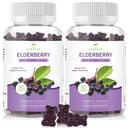 大人のための亜鉛およびビタミンCが付いているAFXMATEのSambucusの黒のElderberryのグミは免除サポート、砂糖を自由に120の計算をからかいます