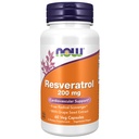 NOWの食糧補足、赤いワインのエキス、60のベジのカプセルが付いている自然なResveratrol 200のmg