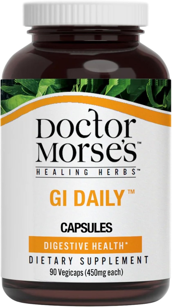 ドクター・モーセのGIデイリー - グット・クレンス - 消化器系サポート - 腸内、全体的グットサポート - Naturopathフォーミュレート - マシュマロ・ルート、スリッパ・エルム・バーク、ムレイン・リーフ - 90カプセル - 45日の供給