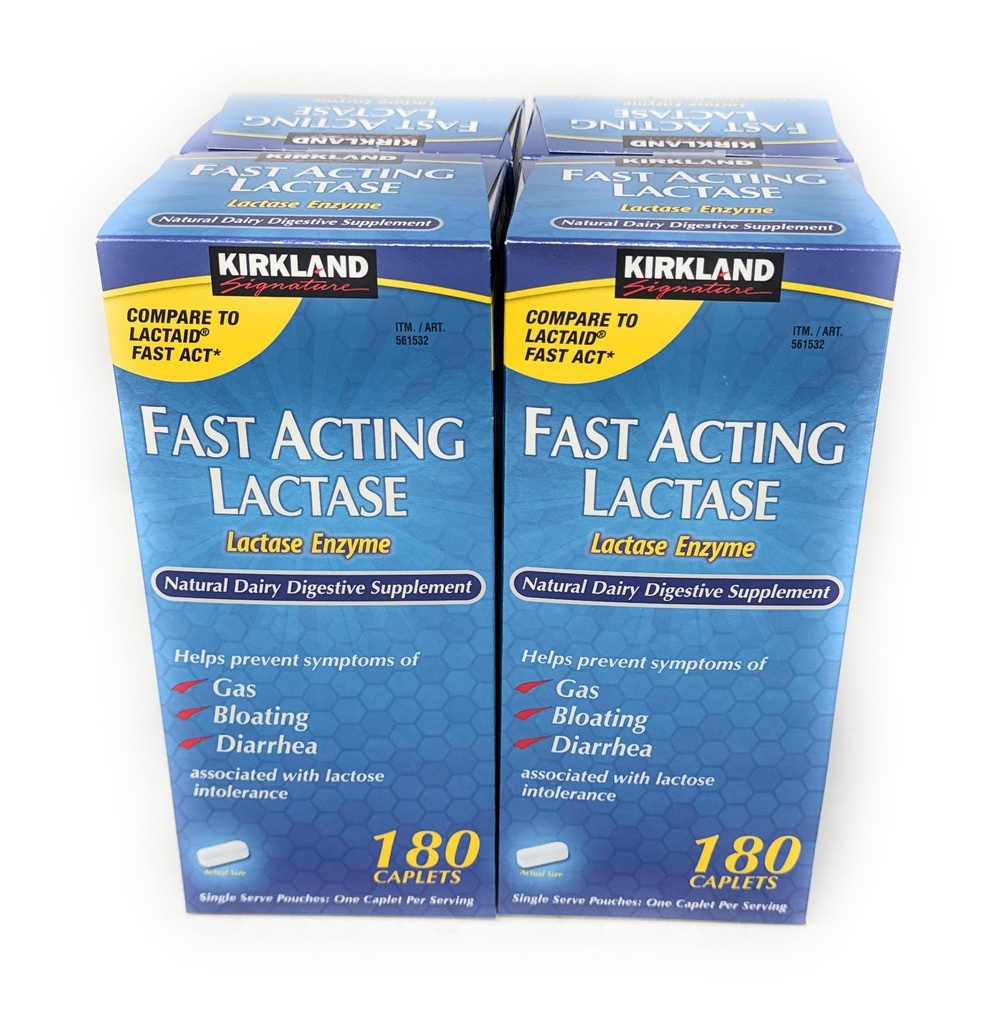 Kirkland 署名高速演技ラクターゼ, (4 パック) 720 カプレット