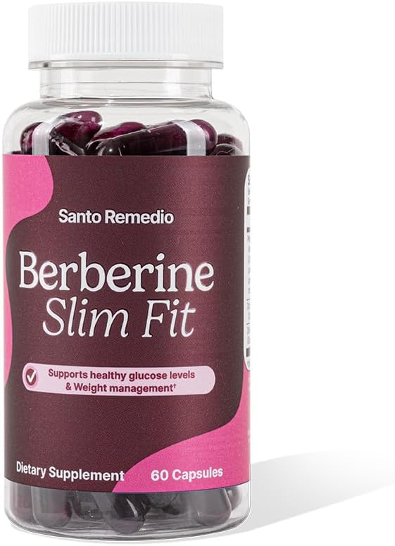 Santo Remedio Berberine、栄養補助食品、ベジタリアン、砂糖、60カプセル、30サービング。