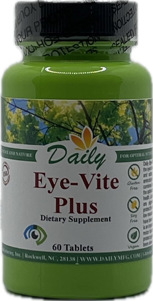 Daily Manufacturing Eye-Vite Plus™ (Vitamin's A, C, E, Zinc, Gamma Aminobutyric Acid (GABA), Lutein, Zeaxanthin & Bilberry)