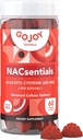 GOJOY NACsentials 7-in-1 NAC Gummies 600mg - グルタチオン、肝臓と抗酸化ウェルネスをサポート - ビタミンC、ALA、ケルセチン&アスタキサンチンとN-アセチルシステイン - ビーガン、砂糖フリー