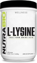 NutraBio L-Lysineパウダー500g - タンパク質代謝のためのエッセンシャルアミノ酸, コラーゲンサポート, & 免疫健康 – 純粋, 風味が悪い, 非GMO, ビーガン- 500 サービング