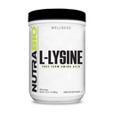 NutraBio L-Lysineパウダー500g - タンパク質代謝のためのエッセンシャルアミノ酸, コラーゲンサポート, & 免疫健康 – 純粋, 風味が悪い, 非GMO, ビーガン- 500 サービング