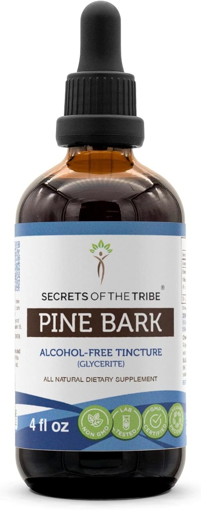 トリブパインバークアルコールフリー液体エキス、ワイルドクラフトパインバーク(Pinus strobus)ドライバーク(FL OZ)の秘密