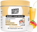 Wonderbelly Bloat +ガスの救助、125 mg Simethiconeの余分強さのChewableタブレット、Talcか染料、マンゴスムージー、42の計算無し
