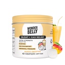 Wonderbelly Bloat +ガスの救助、125 mg Simethiconeの余分強さのChewableタブレット、Talcか染料、マンゴスムージー、42の計算無し