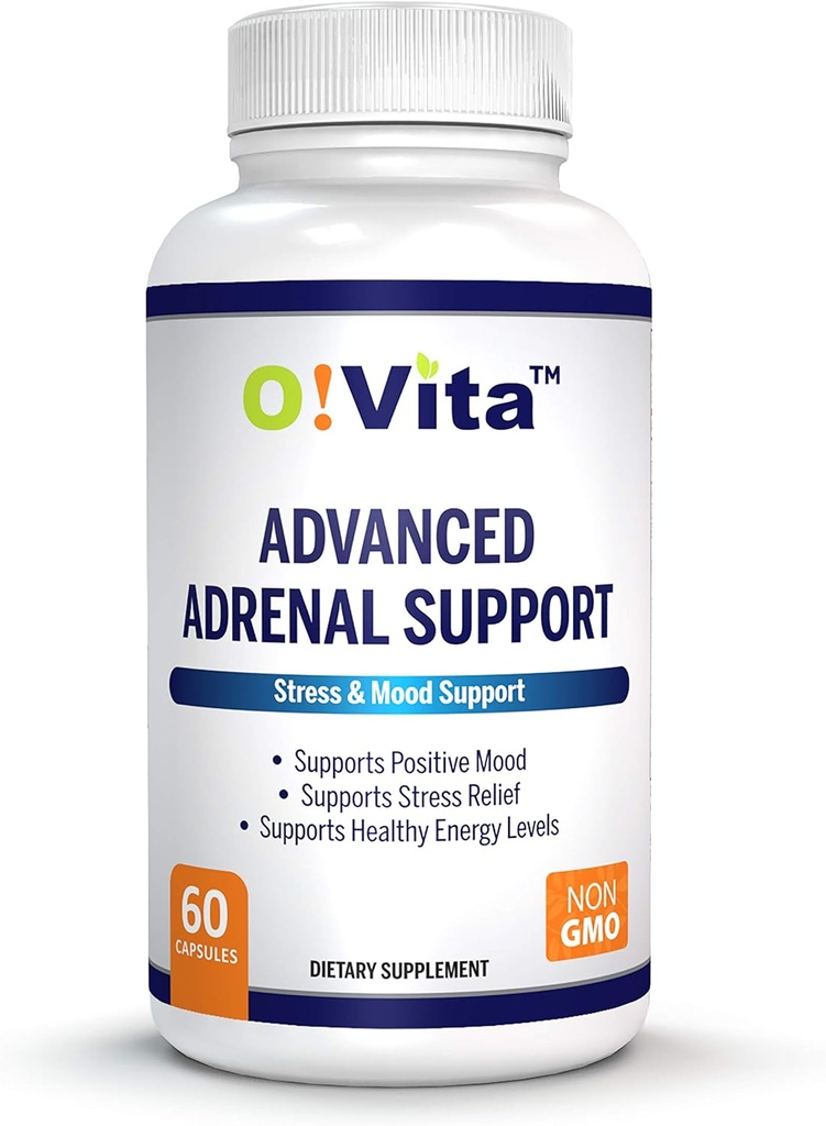 Ashwagandha、Panax Ginseng、サポートのAdrenal Glandの健康2か月の供給(60非GMOのカプセル)との高度の副腎サポート