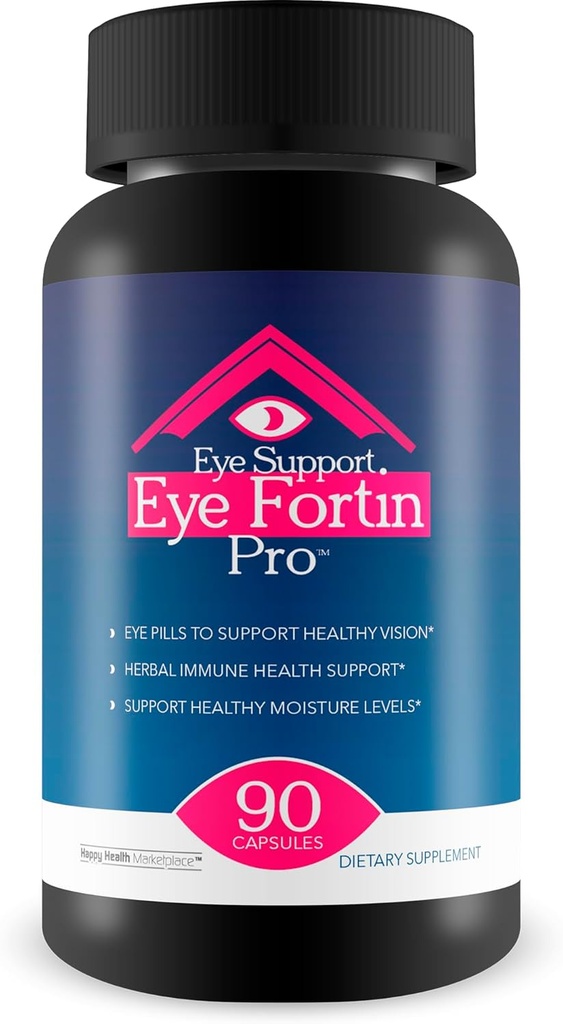 Eye Support Eye Fortin Pro - ビジョンのための私たちの最高の眼の丸薬 - 眼のケアは健康なビジョンサプリメントを補います - 草のビジョンは大人のためのサプリメント - Pro Eyefortinサプリメントの目サポートビタミン