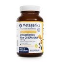 メタジェニックスオメガジェニックスフィッシュオイルEPA-DHA 720mg - Omega-3フィッシュオイルサプリメント - 高効力 - 心の健康、筋骨格の健康&免疫システム健康* - DHA&EPA - 60Softgels
