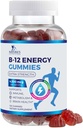 B-12ビタミンエネルギーガミー4500mcg - エネルギー代謝と免疫サポートのための余分な強度B12ガミーChewable - 女性のための栄養補助食品、男性、および子供 - 非GMO、ビーガン、ベリー味 - 120カウント