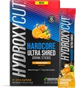 Hydroxycut ハードコア ウルトラ シュレッド ドリンク スティック, タンジェリン ミモサ - 20 パケット - ゼロ シュガー or カロリー - 含まれています パラキサンチン & B ビタミン - のための 女性と男性