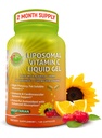LiposomalのビタミンCの液体のゲルのカプセル- 1100mg - 有機Acerolaのチェリー、高められた吸収及びBioavailabilityの高い効力のビタミンCのLiposomalの免疫サポート補足- 120の計算となされる
