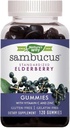 ビタミンCと亜鉛、120のグミーと自然の道Sambucusのエルダーベリー