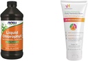 NOWサプリメント、液体クロロフィル、スーパーコンセントレート、内部消臭剤*、ブーストエネルギー&vHエッセンシャル、 Phバランスデイリーフェミニンウォッシュ、ティーツリーオイル&プレバイオティクス、6、Flオズ、(パッケージ1)
